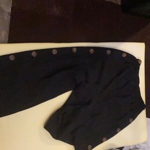 Black wide leg pant